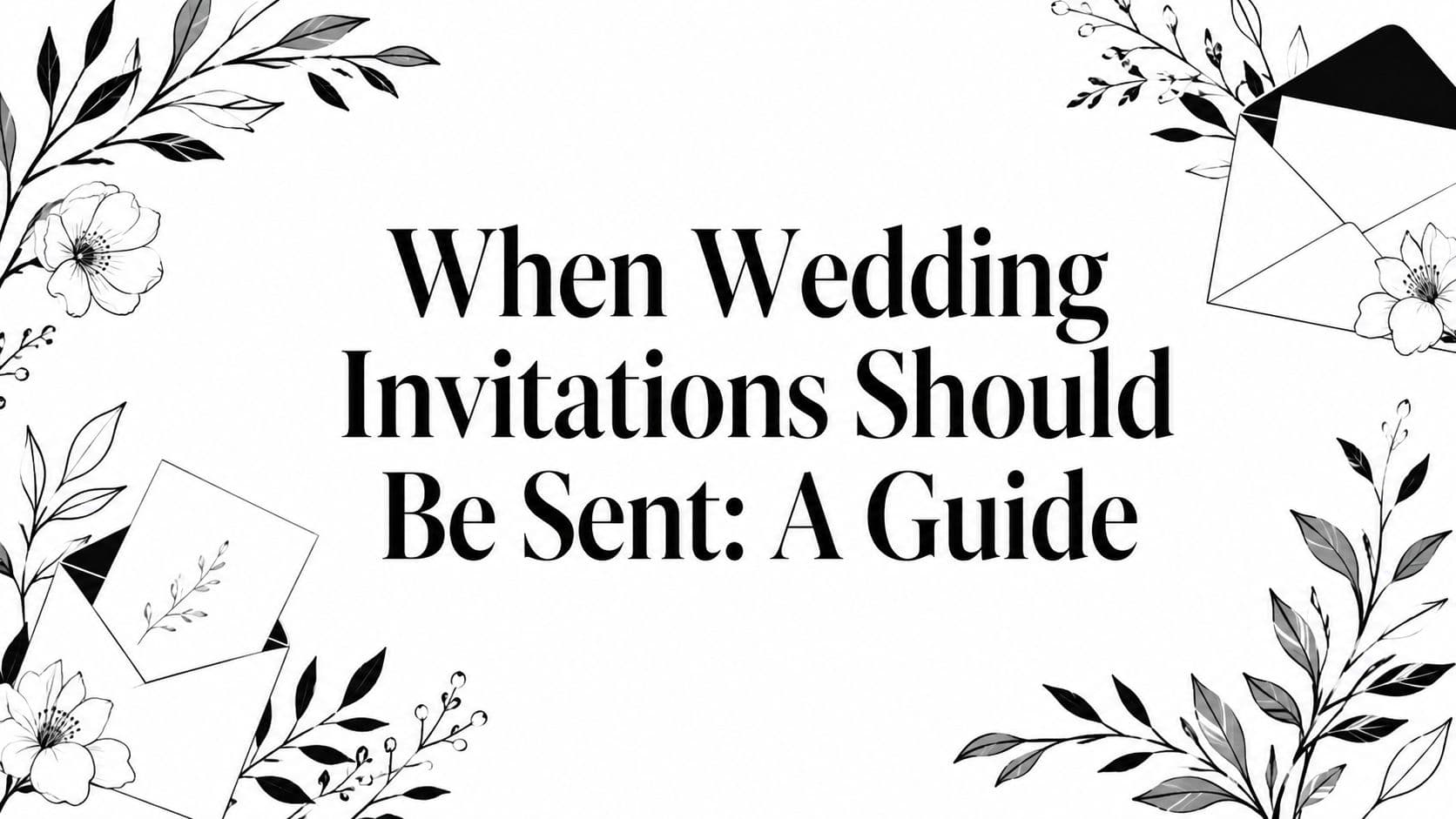 When Wedding Invitations Should Be Sent: A Guide